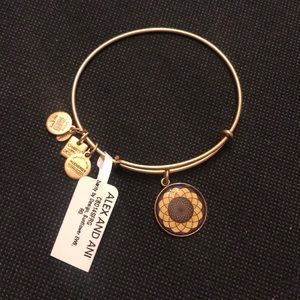 Alex and Ani Gold Sunflower Bangle 2014